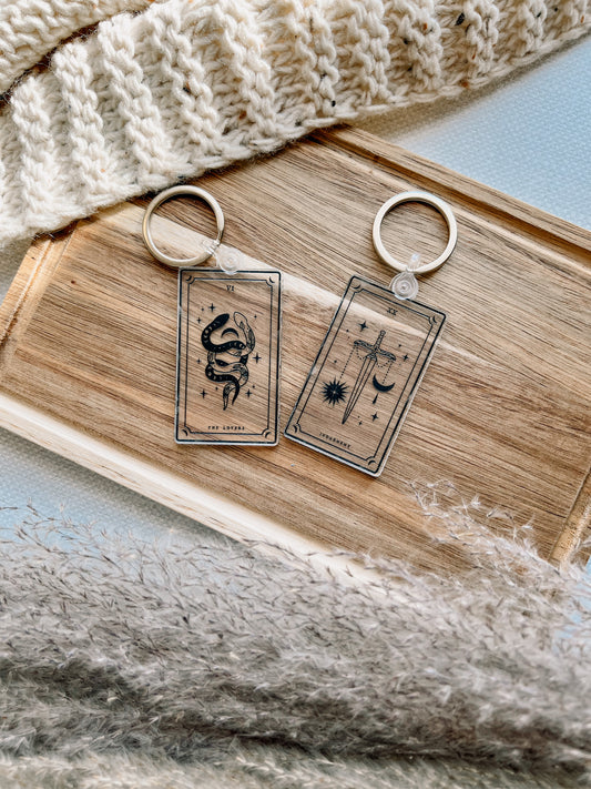 Tarot Card Keychain
