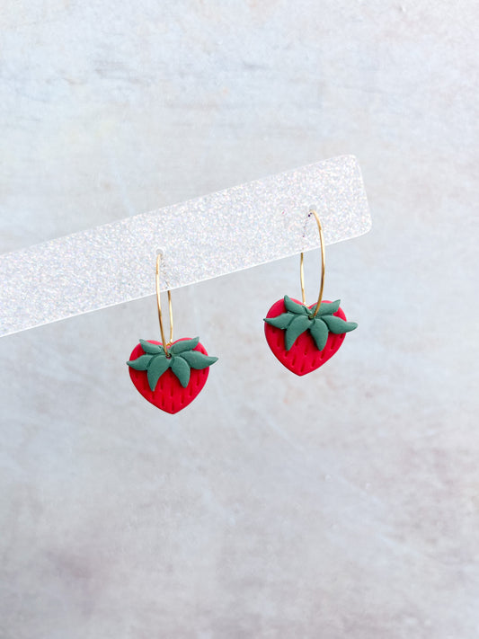 Heart Strawberry Hoops